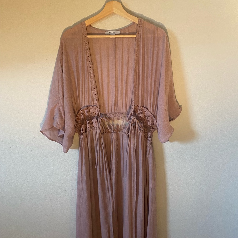 FAVLUX Dusty Pink Maxi Dress